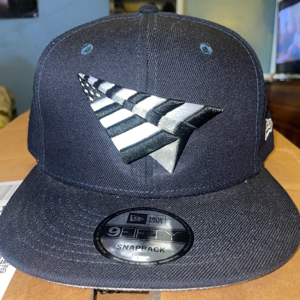 New Era Navy and Silver Snapback Hat